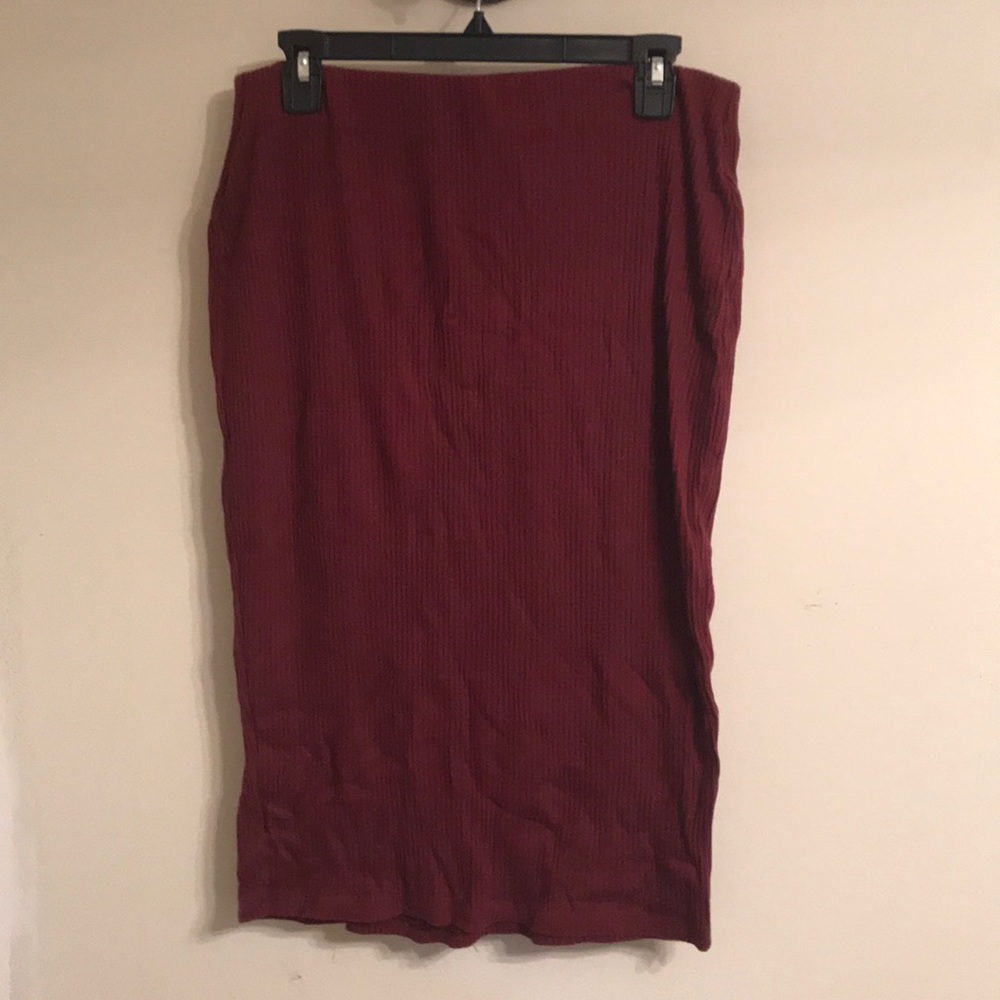 Old navy knit stretch skirt size L